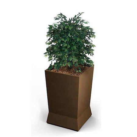 Commercial Zone Products Commercial Zone  22 x 22 x 37 in. Large Planter, Old Bronze 724465